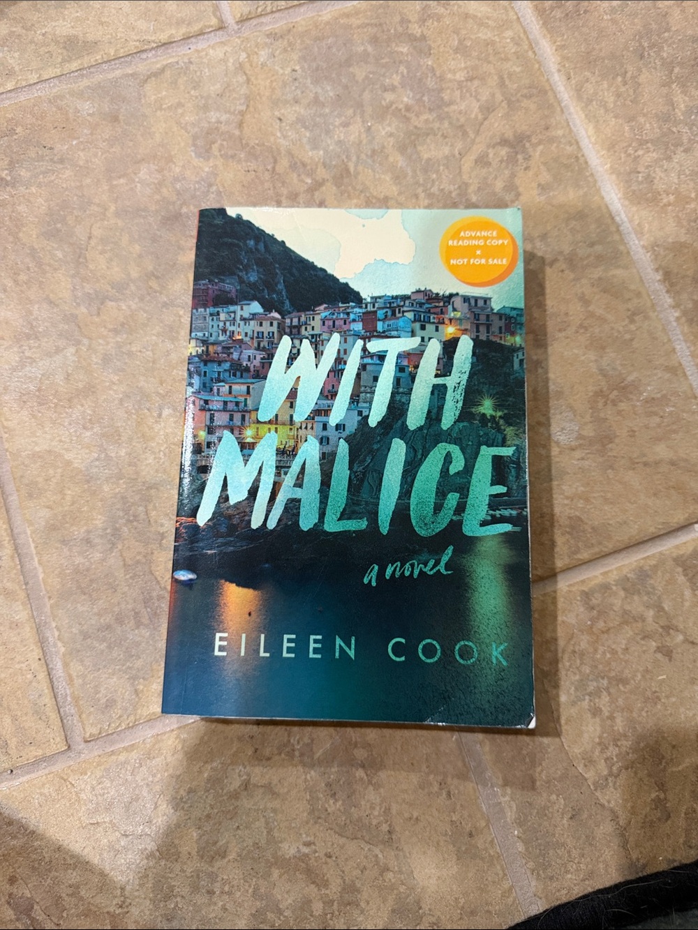 "With Malice" Paperback Book in Teal
